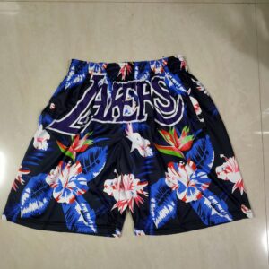 68615bf9aac83_1 Los Angeles Lakers Black Shorts