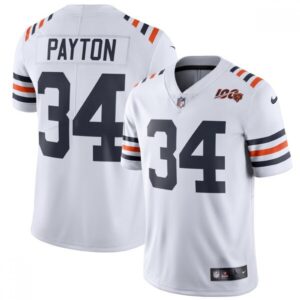 68615c01c6c37_1 Youth Chicago Bears #34 Walter Payton White 2019 100th Season Limited Stitched NFL Jersey