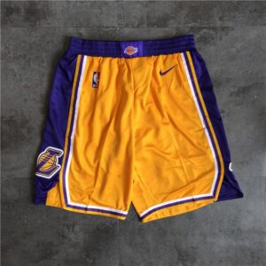 68615c0d9960b_1 Los Angeles Lakers Yellow Shorts