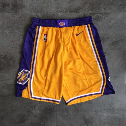 68615c0d9960b_1 Los Angeles Lakers Yellow Shorts