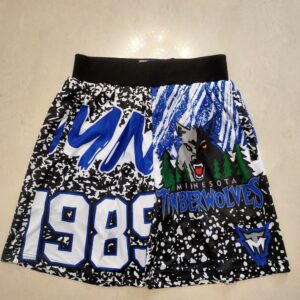 68615c1bbb4ef_1 Minnesota Timberwolves Black Shorts