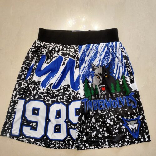 68615c1bbb4ef_1 Minnesota Timberwolves Black Shorts