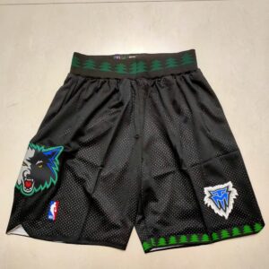 68615c2c7383d_1 Minnesota Timberwolves Black Shorts