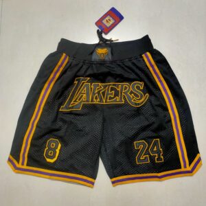68615c347c043_1 Los Angeles Lakers Black Shorts