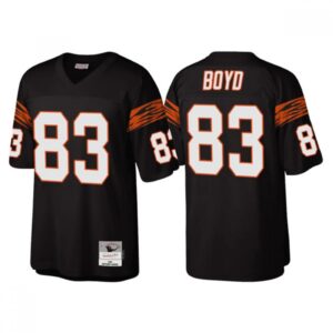 68615c394dd3b_1 Men's Cincinnati Bengals #83 Tyler Boyd Black Throwback Legacy Stitched Jersey