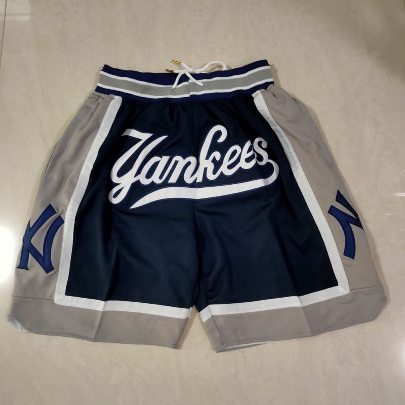 68615c6f8b317_1 New York Yankees Blue Shorts