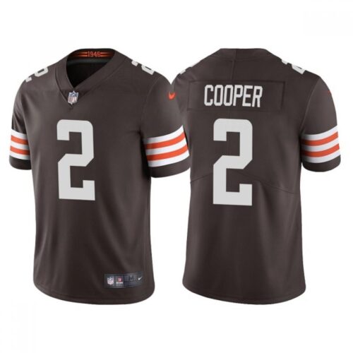 68615c91ab463_1 Youth Cleveland Browns #2 Amari Cooper Brown Vapor Untouchable Limited Stitched Jersey