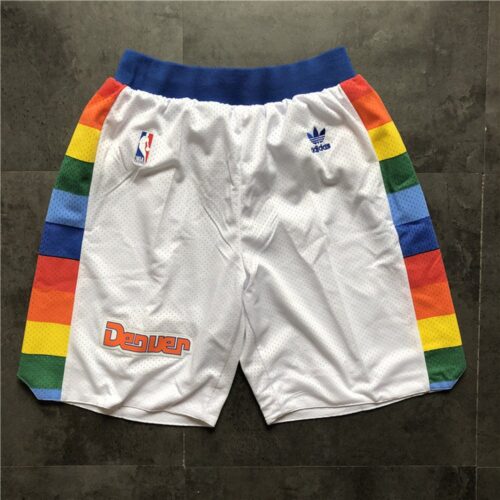 68615c9648ef1_1 Denver Nuggets White Shorts