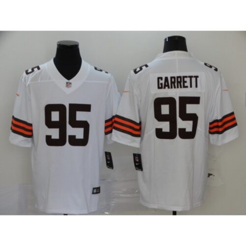68615c9e68b79_1 Men's Cleveland Browns #95 Myles Garrett New White Vapor Untouchable Limited Stitched Jersey