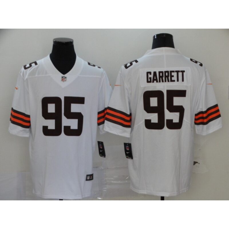 68615c9e68b79_1 Men's Cleveland Browns #95 Myles Garrett New White Vapor Untouchable Limited Stitched Jersey