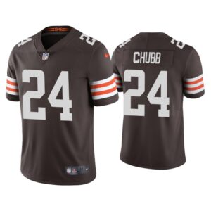 68615ca360d63_1 Youth Cleveland Browns #24 Nick Chubb Brown Vapor Untouchable Limited Stitched Jersey