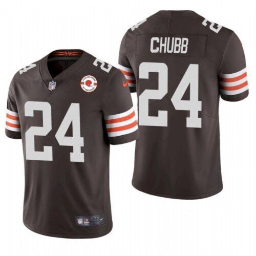 68615ca82159a_1 Men's Cleveland Browns #24 Nick Chubb 2021 Brown 75th Anniversary Vapor Untouchable Limited Stitched NFL Jersey