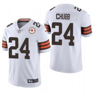 68615caab3c5b_1 Men's Cleveland Browns #24 Nick Chubb 2021 White 75th Anniversary Vapor Untouchable Limited Stitched NFL Jersey