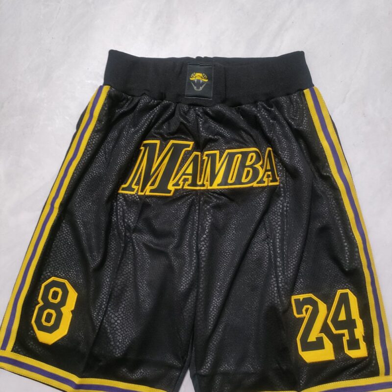 68615cb2479ba_1 Los Angeles Lakers Black Shorts