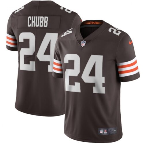 68615cb2b81a4_1 Men's Cleveland Browns #24 Nick Chubb New Brown Vapor Untouchable Limited NFL Stitched Jersey