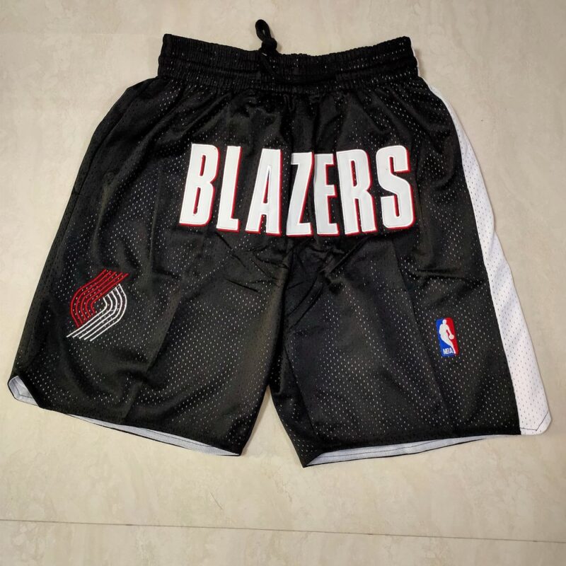 68615cec97776_1 Portland Trail Blazers Black Shorts
