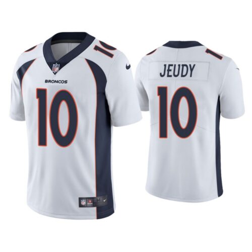 68615d932161f_1 Youth Denver Broncos #10 Jerry Jeudy White Vapor Untouchable Limited Stitched Jersey