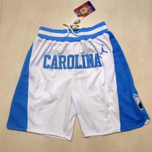 68615d9a9ae67_1 North Carolina Tar Heels White Shorts