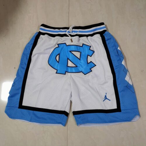 68615da0c2473_1 North Carolina Tar Heels White Shorts