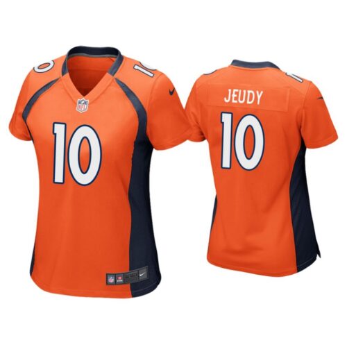68615daea3dc5_1 Women's Denver Broncos #10 Jerry Jeudy Orange Stitched Jersey(Run Small)