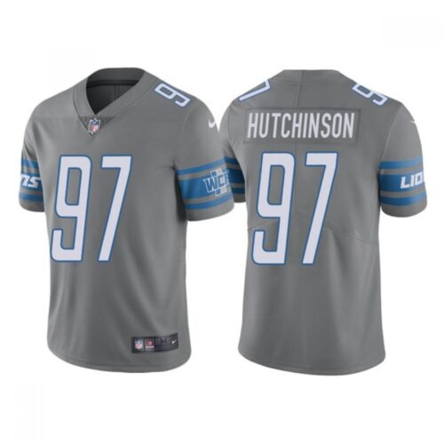 68615e01e5c72_1 Men's Detroit Lions #97 Aidan Hutchinson Grey NFL Draft Vapor Untouchable Limited Stitched Jersey