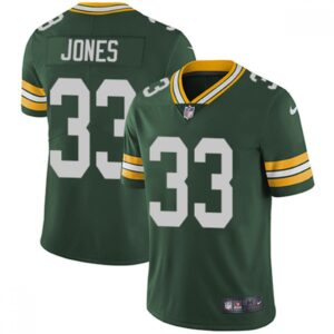 68615e39dffb6_1 Youth Green Bay Packers #33 Aaron Jones Green Vapor Untouchable Stitched Jersey