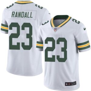 68615e5655e10_1 Packers #23 Damarious Randall White Men's Stitched NFL Limited Rush Jersey
