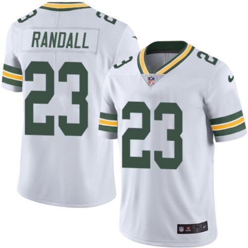 68615e5655e10_1 Packers #23 Damarious Randall White Men's Stitched NFL Limited Rush Jersey