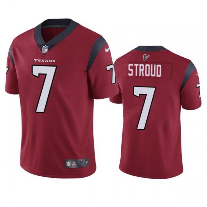 68615e612c10c_1 Youth Houston Texans #7 C.J. Stroud Red Vapor Untouchable Limited Stitched Football Jersey