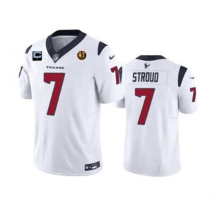 68615e63bfef7_1 Men's Houston Texans #7 C.J. Stroud White 2023 F.U.S.E. With 1-star C Patch John Madden Patch Vapor Limited Stitched Football Jersey