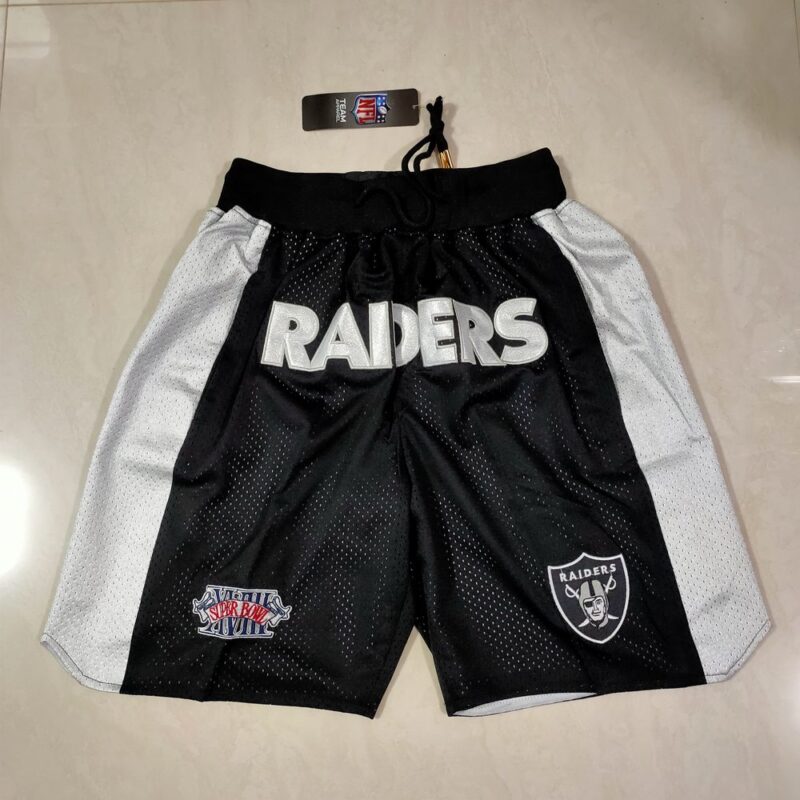 68615e6a41e28_1 Las Vegas Raiders Black Shorts