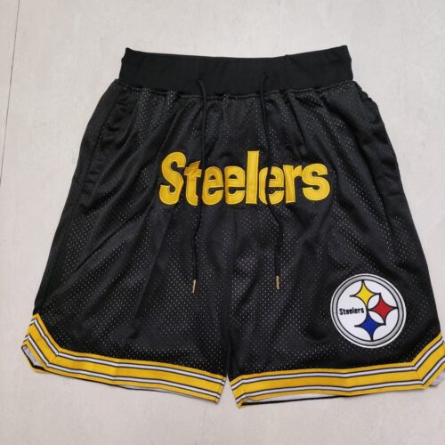 68615e794515a_1 Pittsburgh Steelers Black Shorts