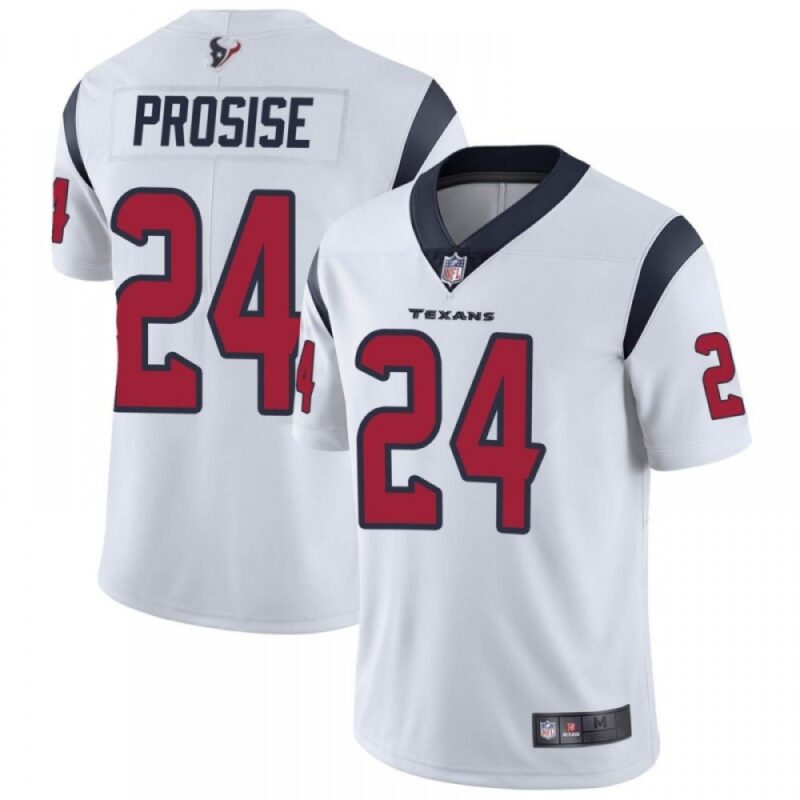 68615e7a905be_1 Men's Houston Texans #24 C.J. Prosise New White Vapor Untouchable Limited Stitched Jersey