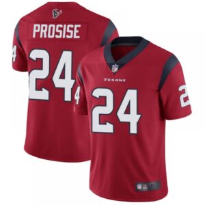 68615e824f0bd_1 Men's Houston Texans #24 C.J. Prosise New Red Vapor Untouchable Limited Stitched Jersey