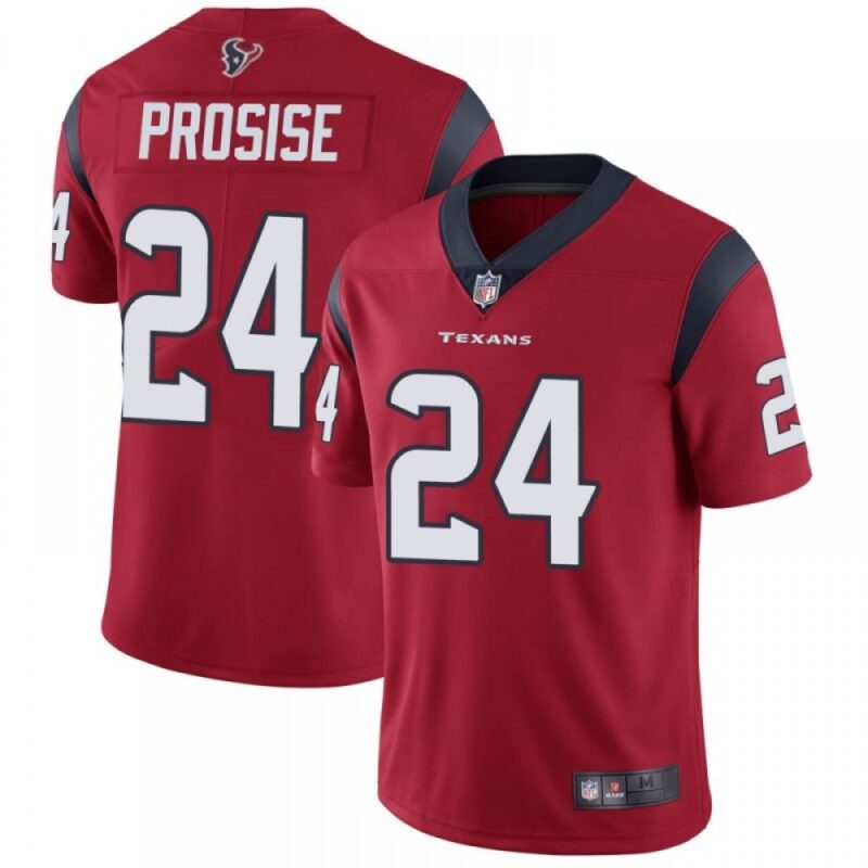 68615e824f0bd_1 Men's Houston Texans #24 C.J. Prosise New Red Vapor Untouchable Limited Stitched Jersey