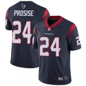 68615e8a26eb6_1 Men's Houston Texans #24 C.J. Prosise New Navy Vapor Untouchable Limited Stitched Jersey