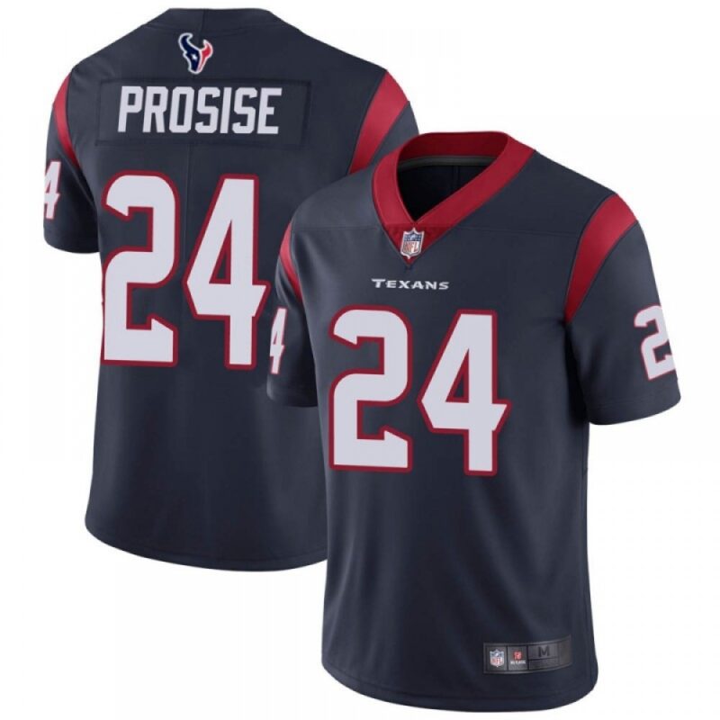 68615e8a26eb6_1 Men's Houston Texans #24 C.J. Prosise New Navy Vapor Untouchable Limited Stitched Jersey