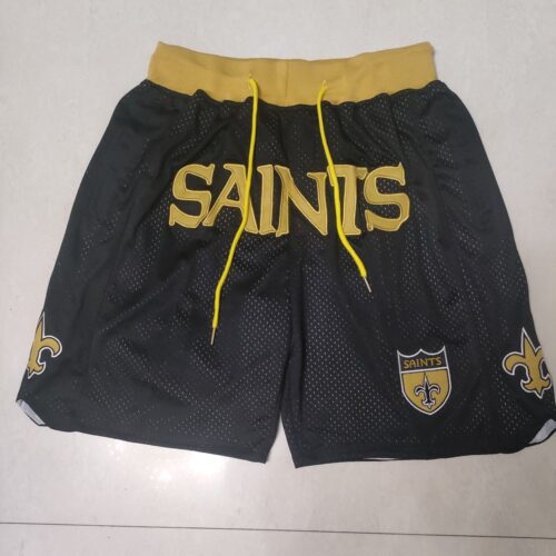 68615e8a86cfb_1 New Orleans Saints Black Shorts