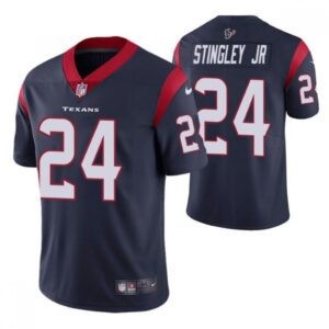 68615e8cdcacc_1 Men's Houston Texans #24 Derek Stingley Jr. Navy Vapor Untouchable Limited Stitched Jersey