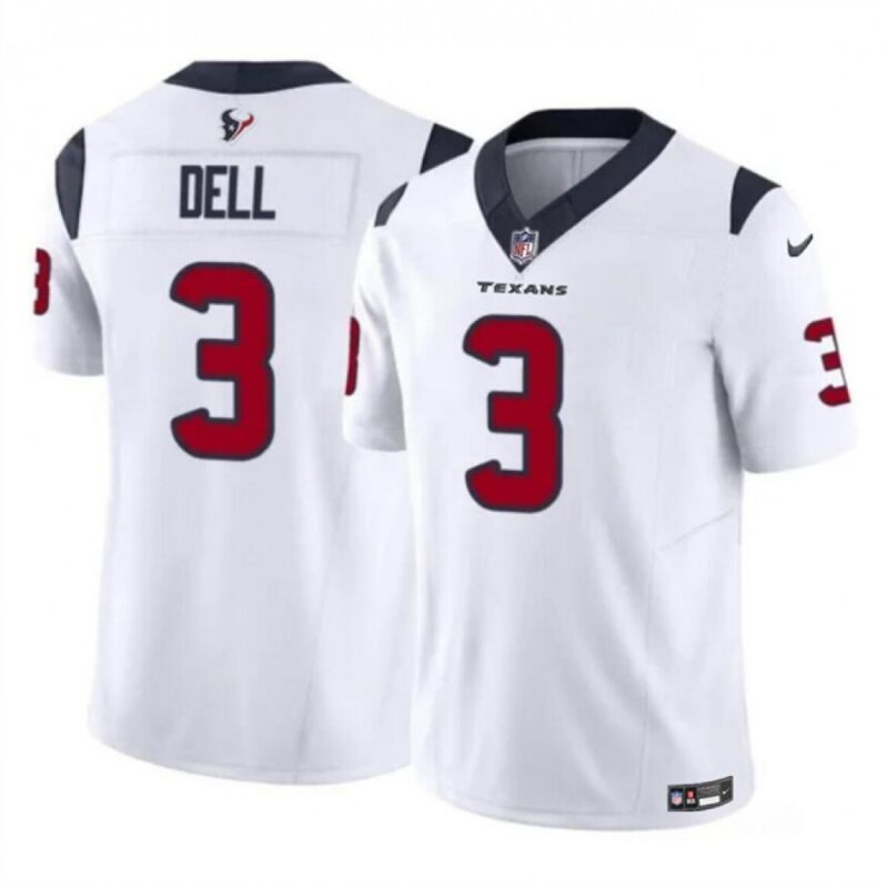 68615e9a241d0_1 Men's Houston Texans #3 Tank Dell White 2023 F.U.S.E Vapor Untouchable Stitched Football Jersey