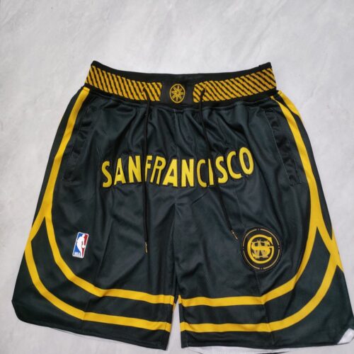 68615e9c7c631_1 Golden State Warriors Black Shorts