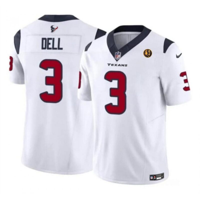 68615e9c9f2ac_1 Men's Houston Texans #3 Tank Dell White 2023 F.U.S.E. With John Madden Patch Vapor Limited Stitched Football Jersey