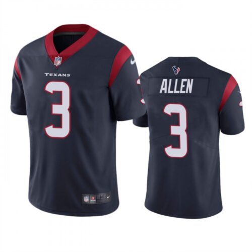68615e9f4879e_1 Men's Houston Texans #3 Kyle Allen Navy Vapor Untouchable Limited Stitched Jersey