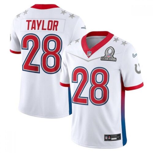 68615ea6ed197_1 Men's Indianapolis Colts #28 Jonathan Taylor 2022 White Pro Bowl Stitched Jersey