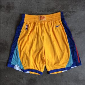 68615eae90660_1 Golden State Warriors Yellow Shorts