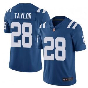 68615eaeb8ecf_1 Men's Indianapolis Colts #28 Jonathan Taylor Blue Stitched Jersey