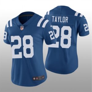 68615eb6cc34c_1 Women's Indianapolis Colts #28 Jonathan Taylor Blue Vapor Untouchable Limited Stitched Jersey(Run Small)