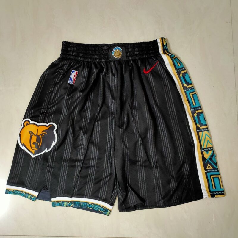 68615eb8b3521_1 Memphis Grizzlies Black Shorts