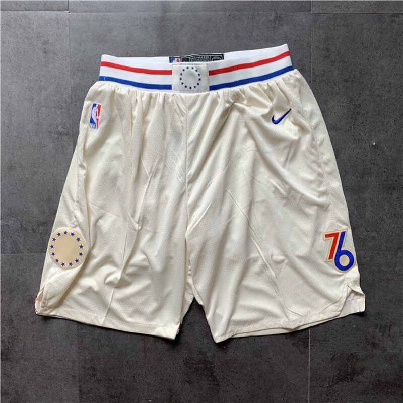 68615ed7f2928_1 Philadelphia 76ers White Shorts
