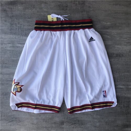 68615eda91d45_1 Philadelphia 76ers White Shorts